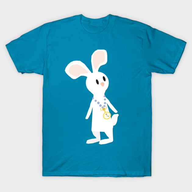 White Rabbit T-Shirt by joshcooper